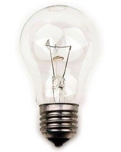 Лампа накаливания  ЭРА А50 40Вт 225-235V Е27 лон, прозр. в гофре, Б 230-40-4