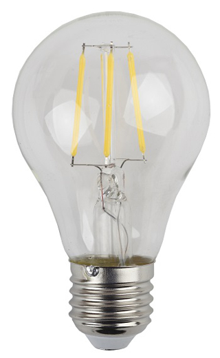 Лампы СВЕТОДИОДНЫЕ F-LED F-LED A60-5W-840-E27  ЭРА (филамент, груша, 5Вт, нейтр, Е27)