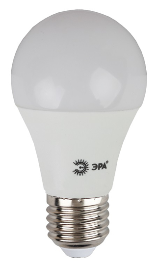Лампы СВЕТОДИОДНЫЕ ЭКО ECO LED A60-10W-827-E27  ЭРА (диод, груша, 10Вт, тепл, E27)