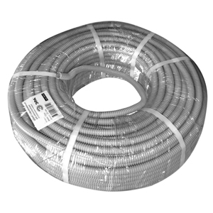 ЭРА Труба гофрированная ПВХ (серый) d 25мм с зонд. легкая 50м (15)
