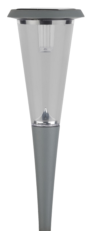 SL-AL50  ЭРА Садовый светильник на солнечной батарее, алюминий, серый, 50 см