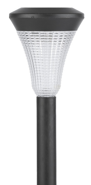 SL-PL31  ЭРА Садовый светильник на солнечной батарее, пластик, черный, 31 см