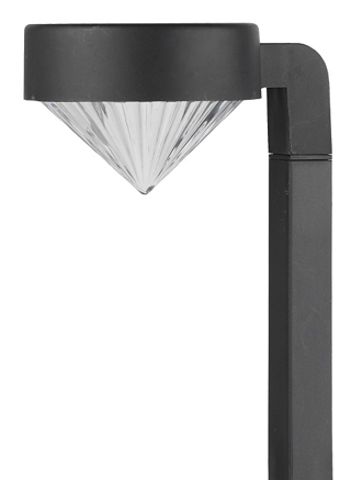 SL-PL42-DMD  ЭРА Садовый светильник на солнечной батарее, пластик, черный, 42 см