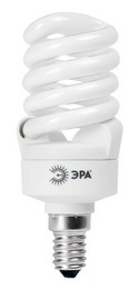 Лампа энергосберегающая  ЭРА F-SP-15-827-E14 мягкий свет