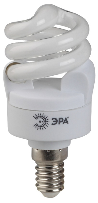 Лампа энергосберегающая  ЭРА F-SP-7-827-E14 мягкий свет