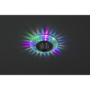 Светильник DK LD4 SL/RGB  ЭРА декор cо светодиодной подсветкой( мультиколор), прозрачный