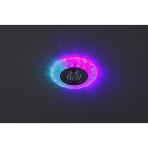 Светильник DK LD6 BL/WH  ЭРА декор cо светодиодной подсветкой( белый), голубой