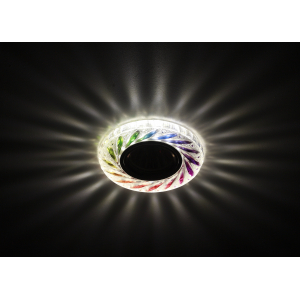 Светильник DK LD13 SL RGB/WH  ЭРА декор cо светодиодной подсветкой MR16, мультиколор