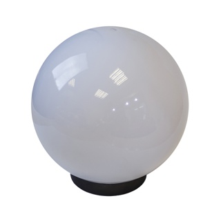 НТУ 02-100-301 ЭРА Светильник садово-парковый, шар белый призма D=300 mm