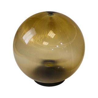 НТУ 02-100-303 ЭРА Светильник садово-парковый, шар золотистый призма D=300 mm