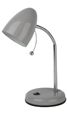 ЭРА наст.светильник N-116-Е27-40W-GY серый