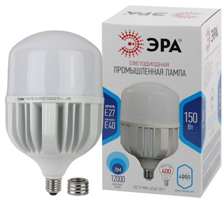LED POWER T160-150W-4000-E27/E40 ЭРА (диод, колокол, 150Вт, нейтр, E27/E40)