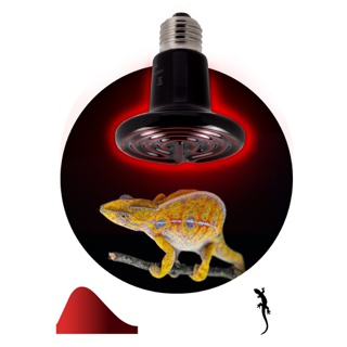 Инфракрасная лампа ЭРА FITO-150W-НQ керамическая серии CeramiHeat модель RX для брудера, рептилий 150 Вт Е27