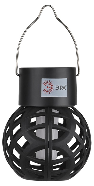 ERASF22-36 ЭРА Садовый светильник подвесной Лампочка орнамент, на солнечной батарее, 7 см