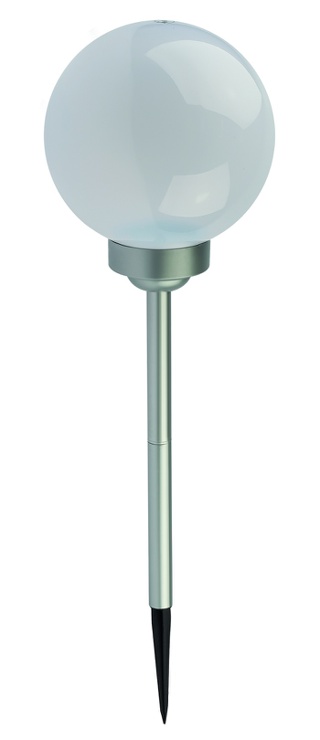 ERASF22-20 ЭРА Садовый светильник Шар белый, на солнечной батарее, 15 см