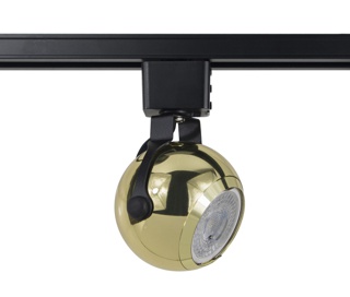 Трековый светильник однофазный ЭРА TR35-GU10 GD MR16 золото под лампу