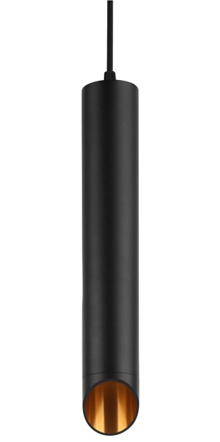Светильник подвесной (подвес) ЭРА PL17 BK MR16/GU10, черный, потолочный, цилиндр