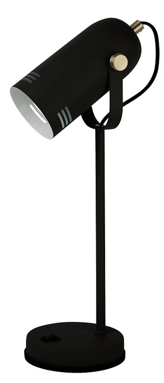 ЭРА наст.светильник N-117-Е27-40W-BK черный