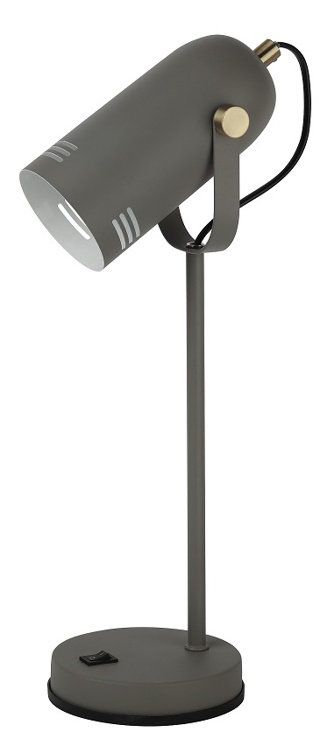 ЭРА наст.светильник N-117-Е27-40W-GY серый