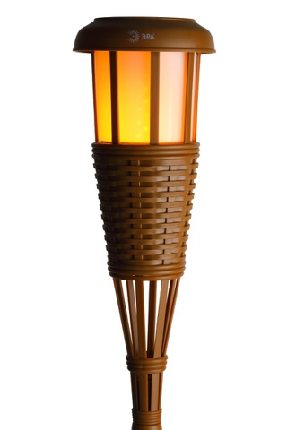 ERASF22-35 ЭРА Садовый светильник Факел бамбук, на солнечной батарее, 90 см