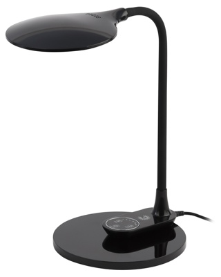 Настольный светильник ЭРА NLED-498-10W-BK светодиодный с основанием черный