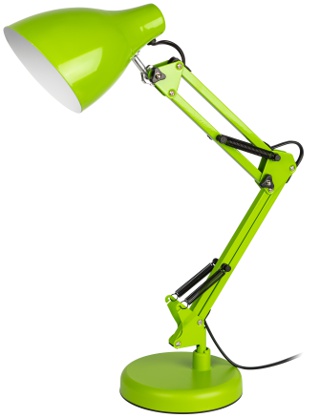 Настольный светильник ЭРА N-123-E27-40W-GR Е27 с основанием зеленый
