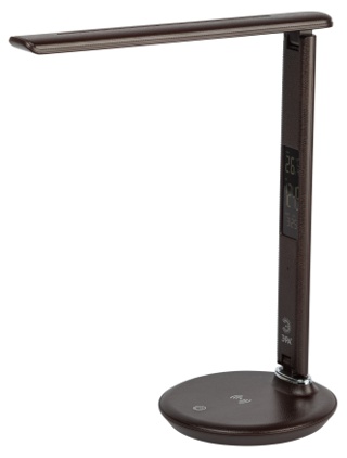 Настольный светильник ЭРА NLED-505-10W-BR светодиодный коричневый