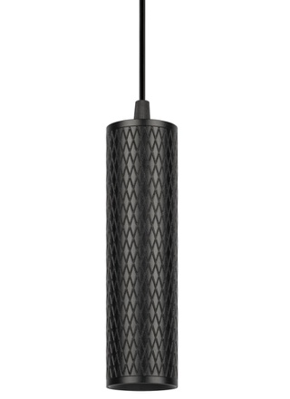 Светильник подвесной (подвес) ЭРА PL20 BK MR16 GU10 потолочный цилиндр черный
