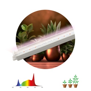 Светильник для растений фитолампа светодиодная линейная ЭРА FITO-24W-Ra90 полного спектра 24 Вт