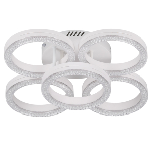 Светильник потолочный светодиодный Rivoli Juniper 6187-701 LED 75Вт 3000-6000К белый с пультом