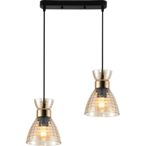 Светильник подвесной (подвес) Rivoli Iris 9186-302 2хЕ27 60 Вт модерн