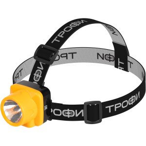 Фонарь налобный светодиодный Трофи TG1 аккумуляторный, яркий, 4V0.5Ah, 1xLED, ЗУ 220V,