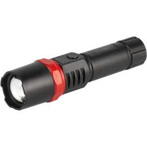 Светодиодный фонарь Трофи UA-102 ручной аккумуляторный 5 Вт оптический Zoom 3 режима, дисплей